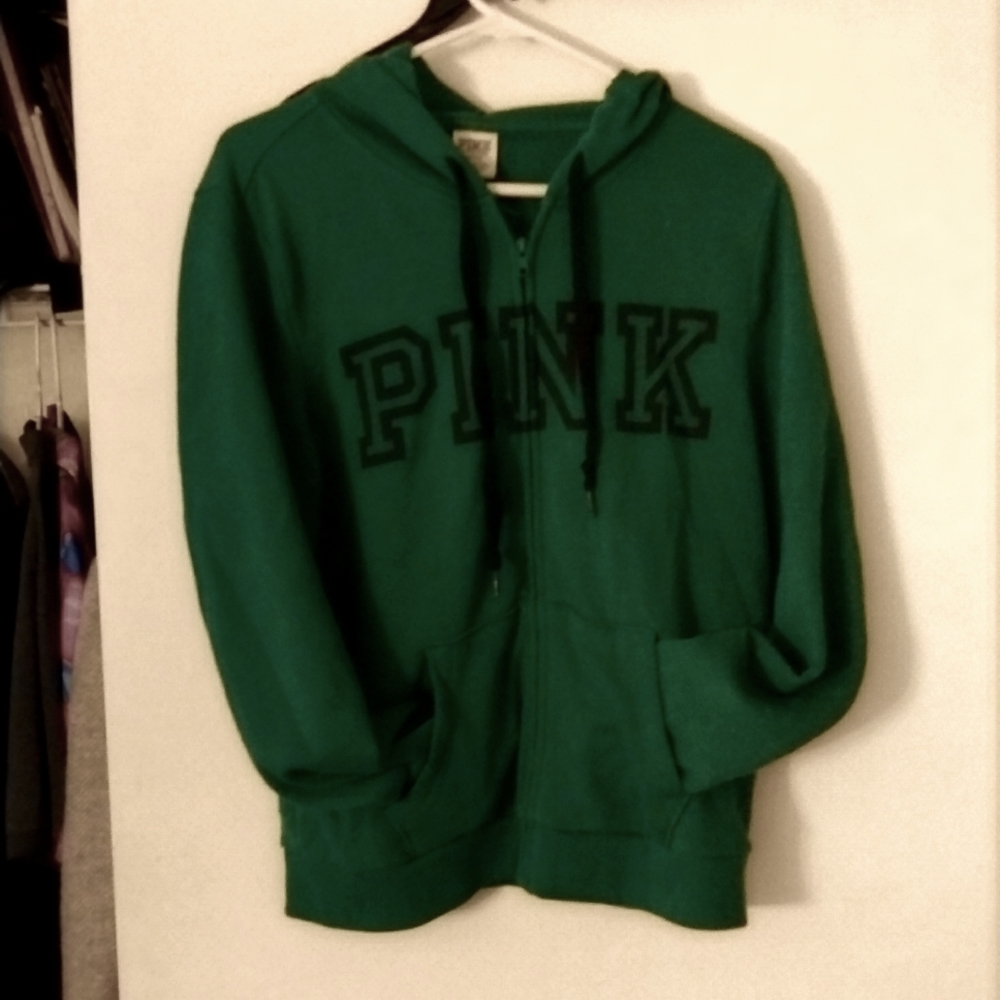 VS Pink women's medium zip hoodie NWOT